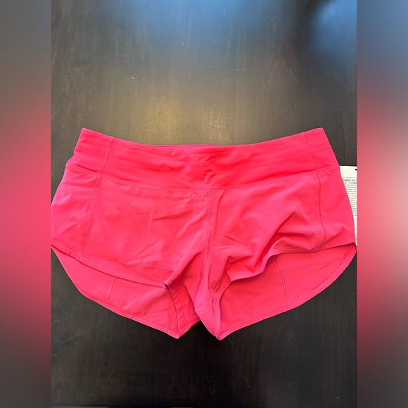 Lululemon Speed up short 2.5” lined. Brand new. Pink. - Picture 1 of 2